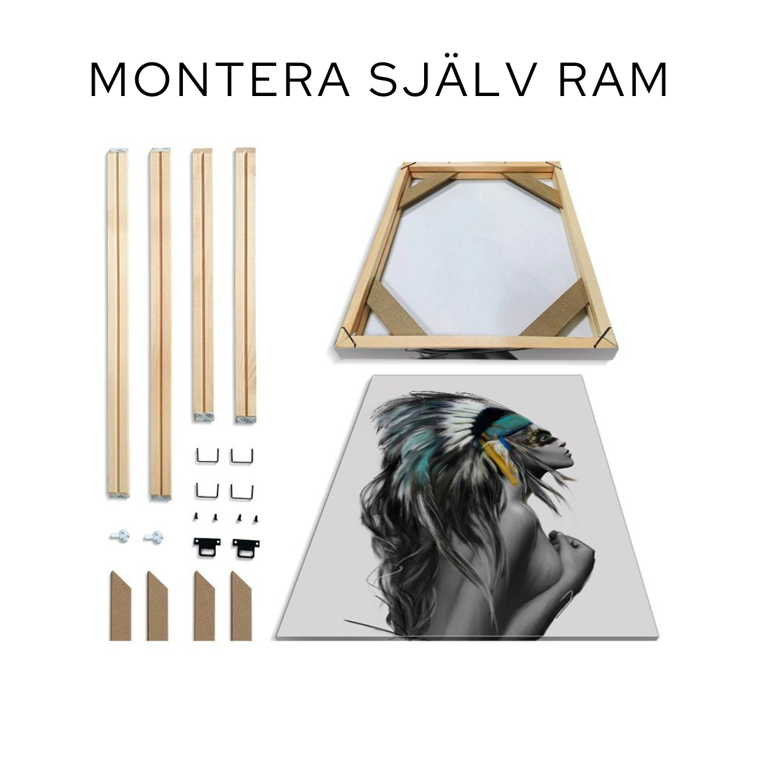 FLICKEN MED BONDERROSOR