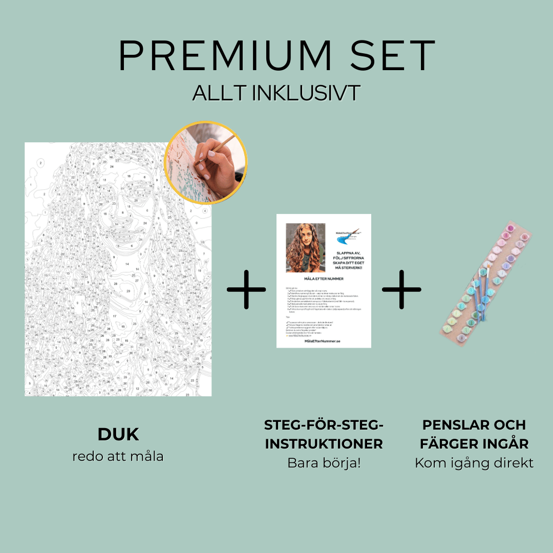 DIY måla efter nummer med eget foto – skapa konst som betyder något