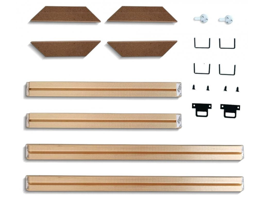 Steg-för-steg-montage av spännram för canvasmålning