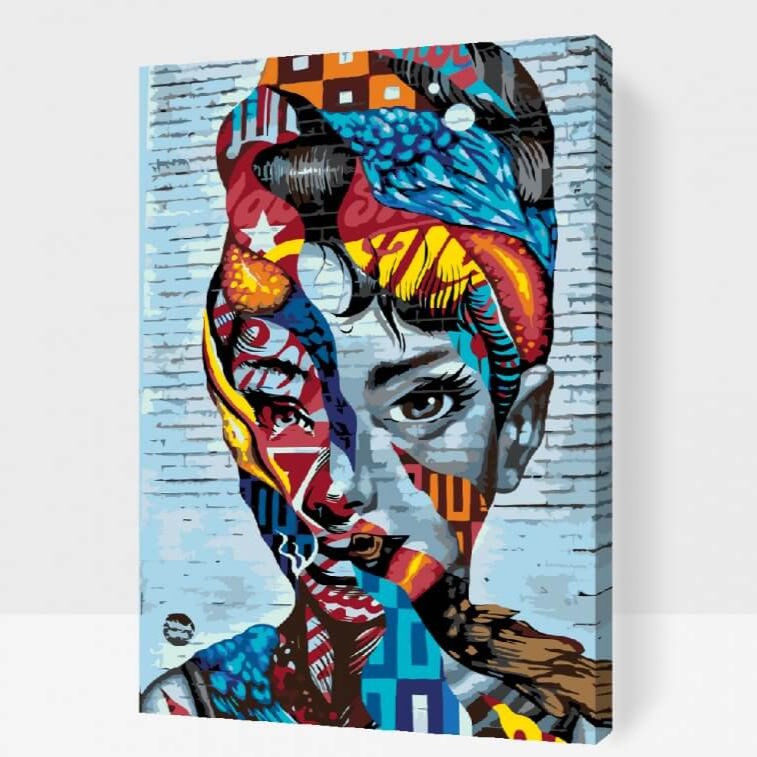 Måla Efter Nummer - AUDREY HEPBURN - Paint By Numbers