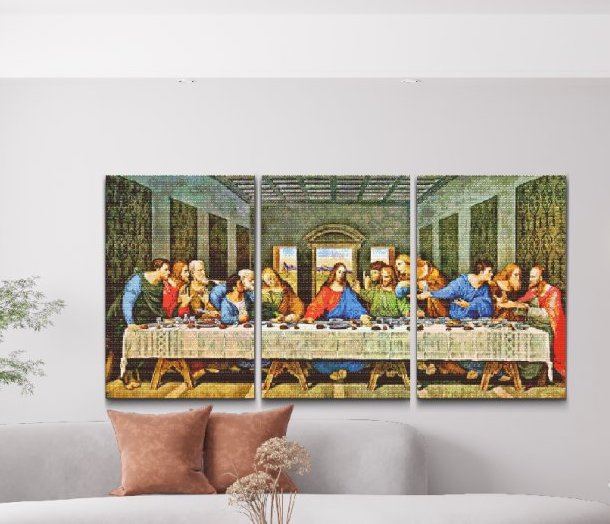 SISTA MÅLTIDEN av Leonardo da Vinci