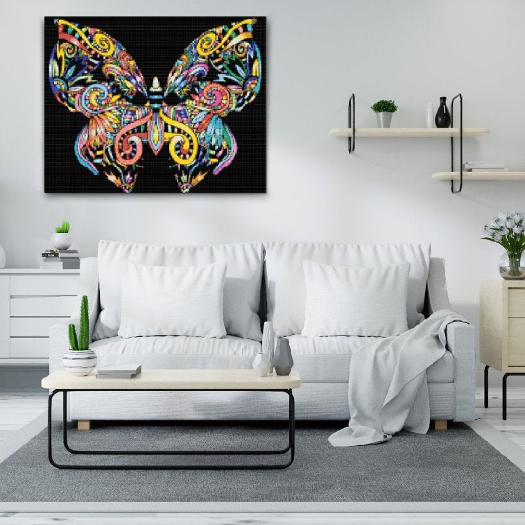 Förvandla ditt hem med fjäril mandala Diamond Painting
