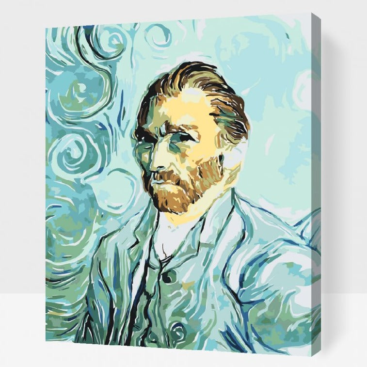 Måla Efter Nummer - Självporträtt av Vincent van Gogh  - Paint by Numbers