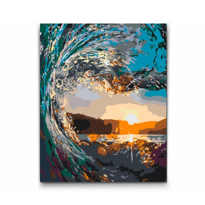 Måla Efter Nummer - The wave