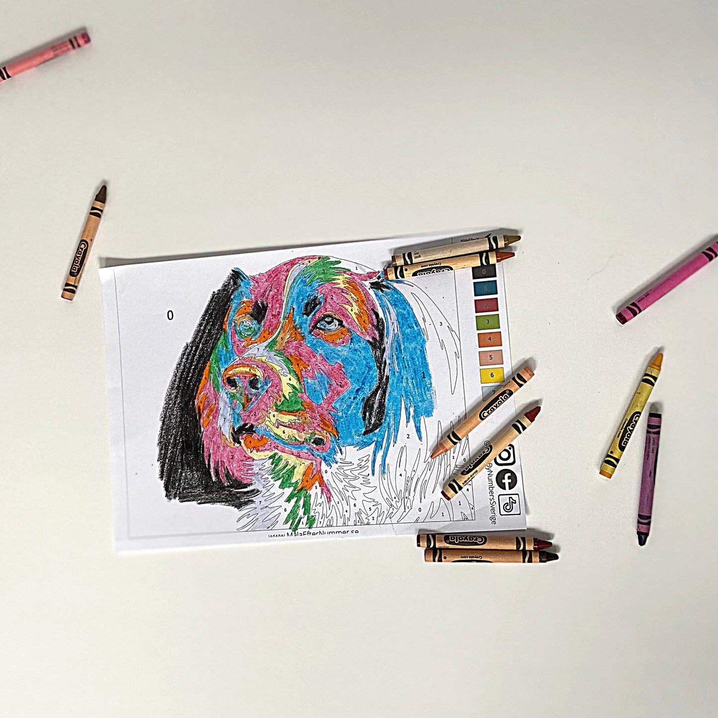 Barn färglägger en hund från målarbilder PDF – gratis nedladdning
