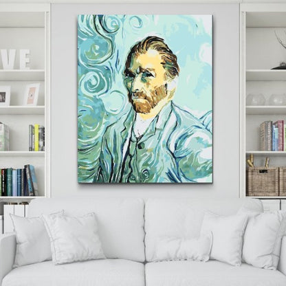 Måla Efter Nummer - Självporträtt av Vincent van Gogh  - Paint by Numbers