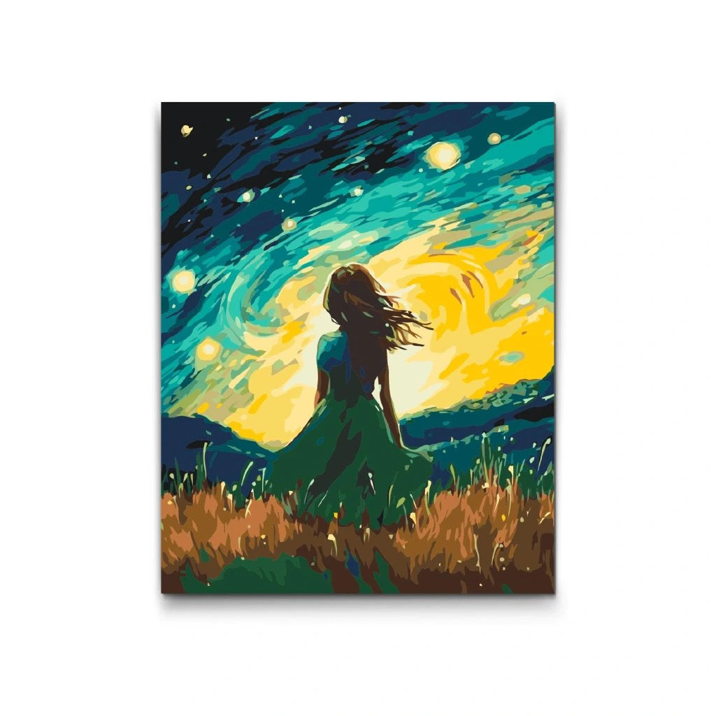 Måla efter nummer – Stjärnhimmelns dröm | Skapa din egen konst