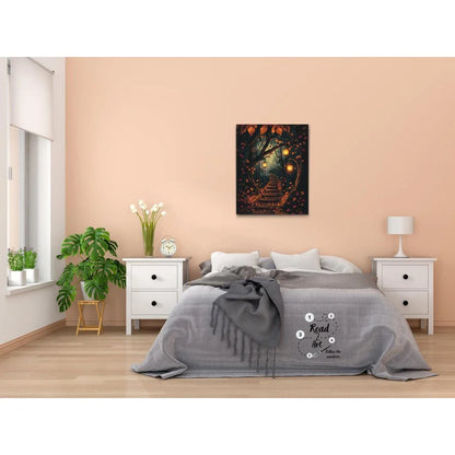 Måla Efter Nummer – Skogsstig i ljus | Måla efter nummer