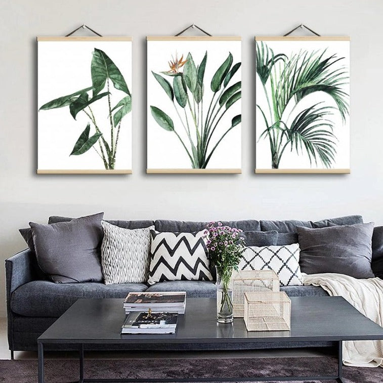 Måla efter nummer Ram – Magnetisk Träram i Furu för Canvas & Posters