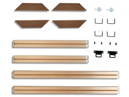 Steg-för-steg-montage av spännram för canvasmålning