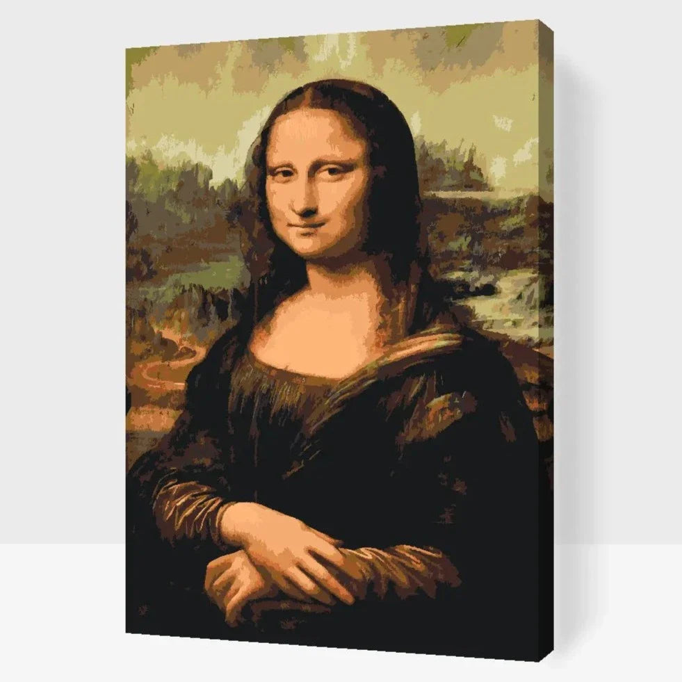Måla Efter Nummer – Mona Lisa Tavla att Måla Själv