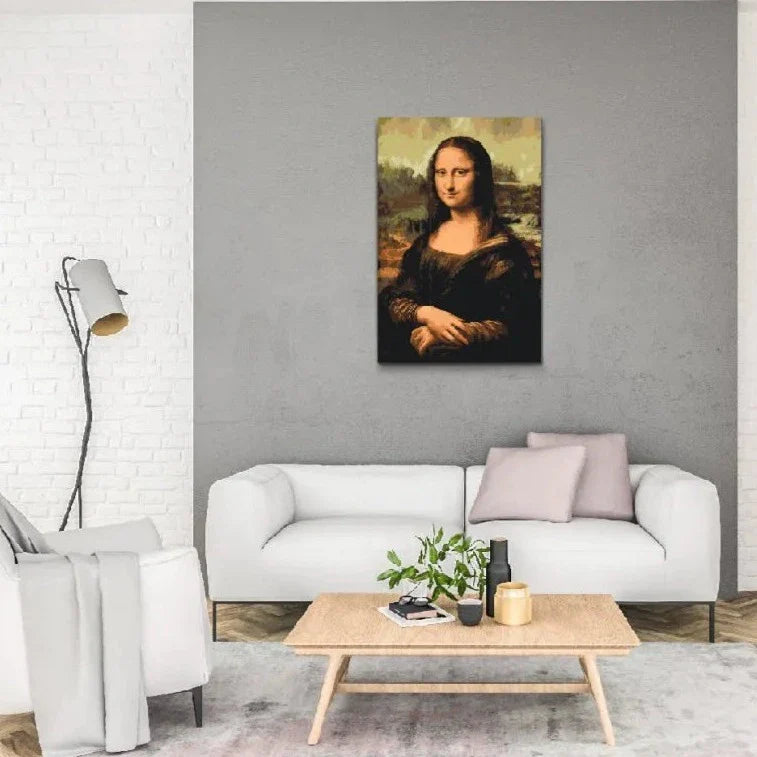 Måla Efter Nummer – Mona Lisa Tavla att Måla Själv