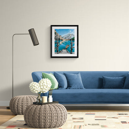 Måla Efter Nummer – Alperna som Tavla att Måla Själv