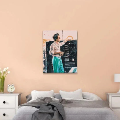 Behind the scenes med Harry Styles – paint by numbers för fans