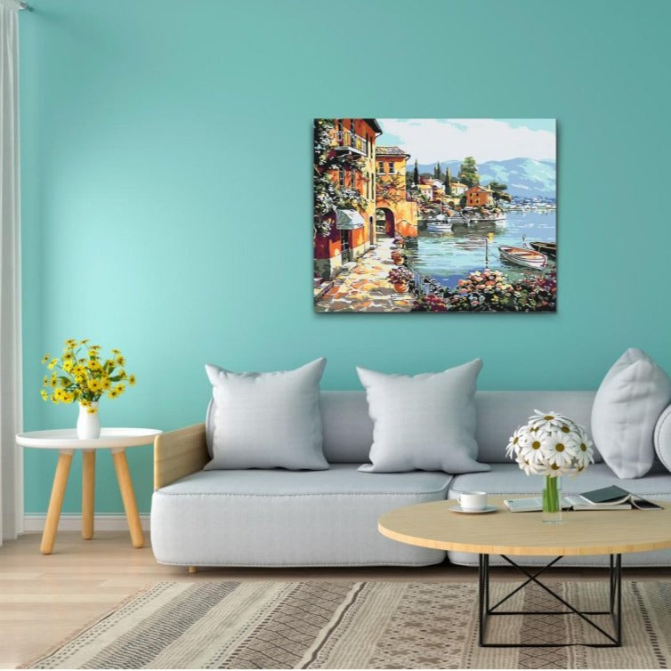 Måla efter nummer – Den Italienska Rivieran som tavla att måla själv