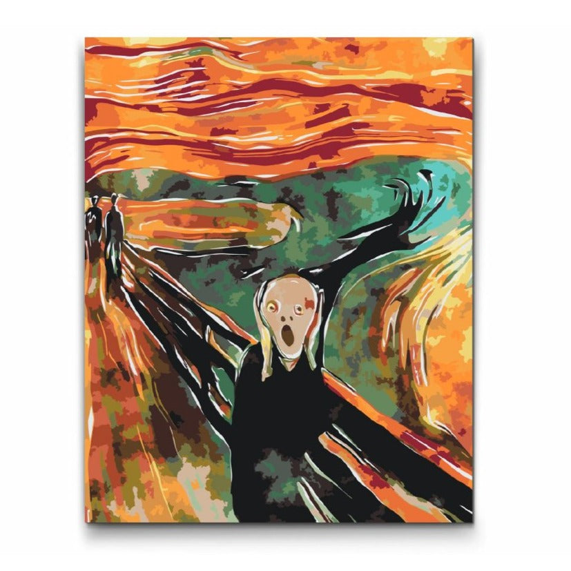 Måla efter nummer - SKRIET av Edvard Munch