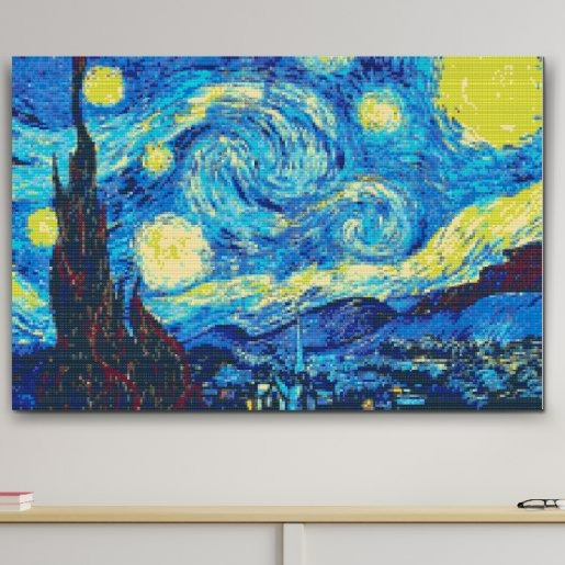 STARRY NIGHT av Vincent Van Gogh - diamond painting