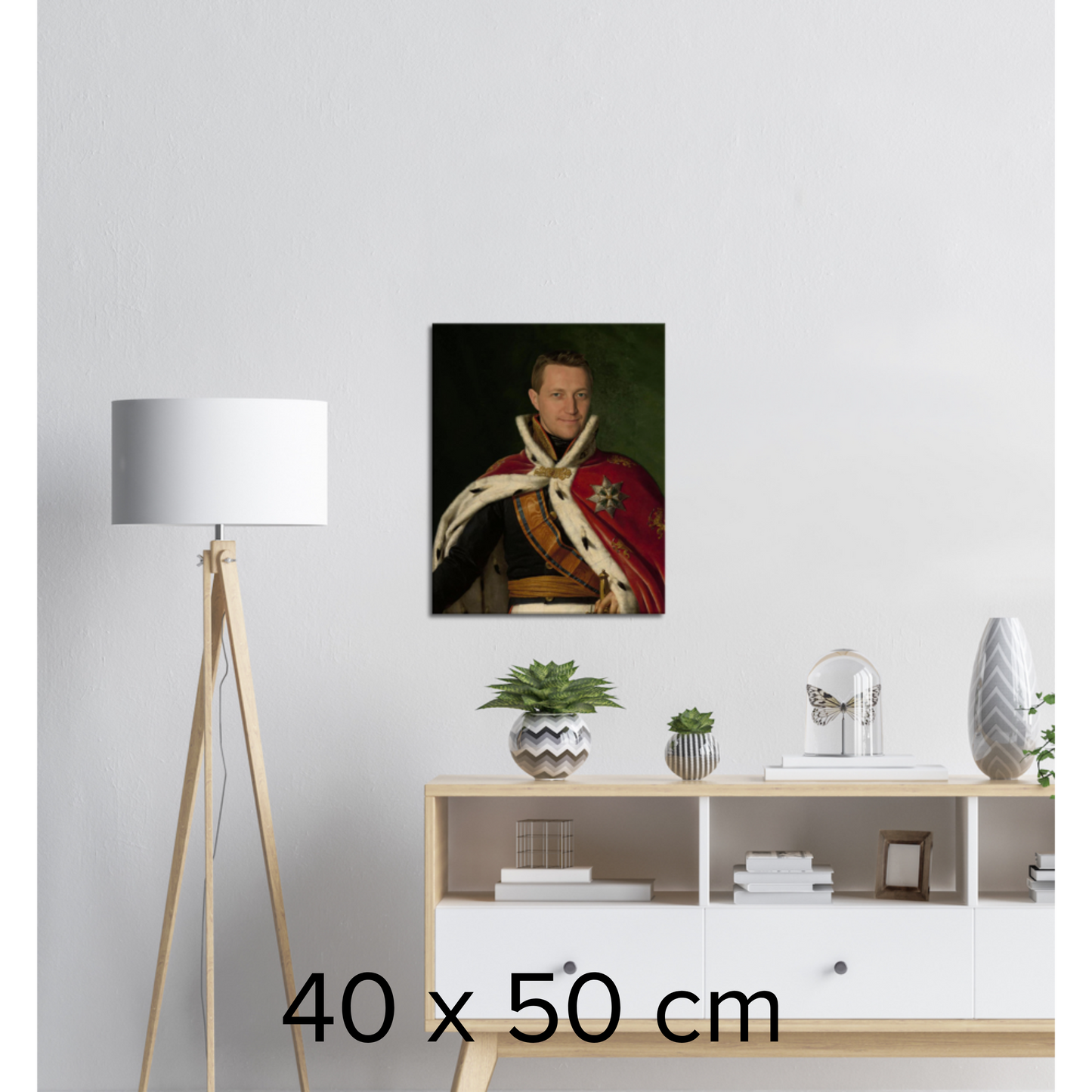 REGENTEN- Skräddarsytt kungligt porträtt - unik presentidé