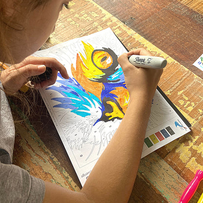 KATT - gratis måla efter nummer