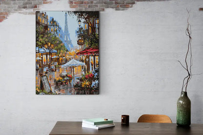 Måla efter nummer - PARIS BLOMMARKNAD - Paint By Numbers Sverige