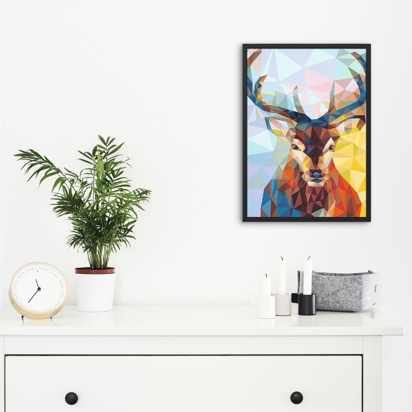 Paint by numbers i Sverige - CUBIC MAGNIFICENT DEER