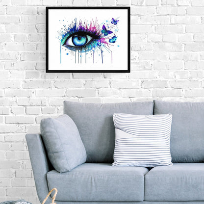 Måla efter nummer - FJÄRIL ÖGA