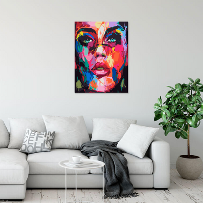 Måla efter nummer - Rebel Girl - paint by numbers vuxna