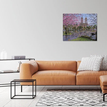 Måla efter nummer - VÅR I PARKEN -New York